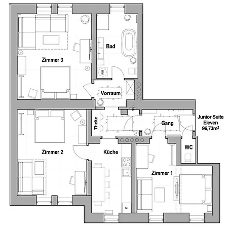 Junior Eleven Apartment